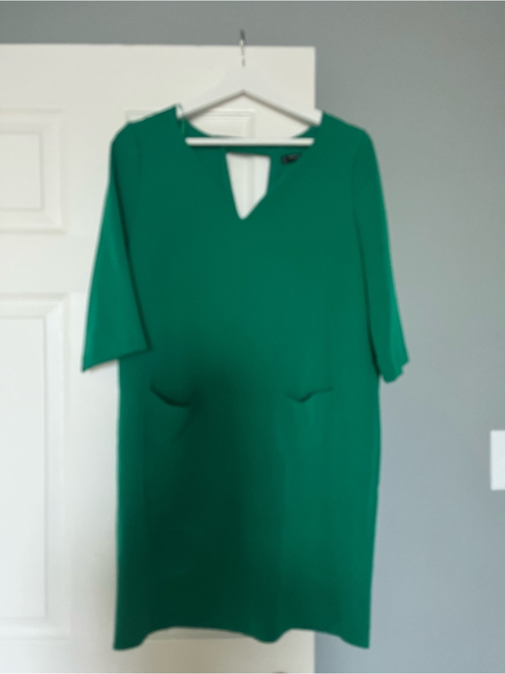 Mango Green Shift Dress